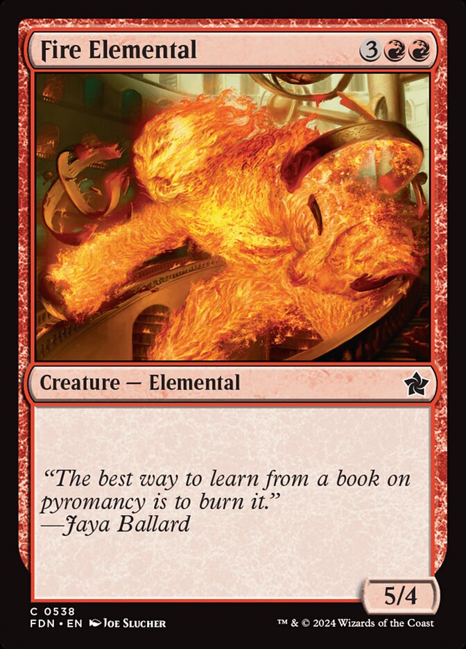 Fire Elemental (538) - Foundations (FDN)
