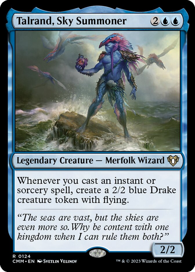 Talrand, Sky Summoner (124) - Commander Masters (CMM)