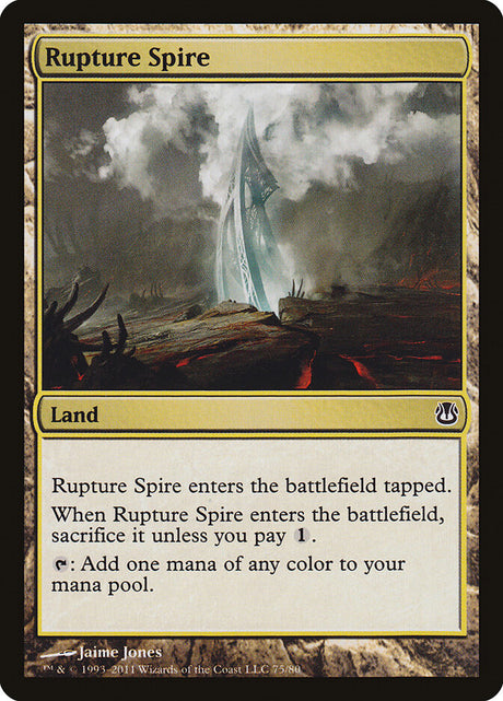 Rupture Spire (75) - Duel Decks: Ajani vs. Nicol Bolas (DDH)