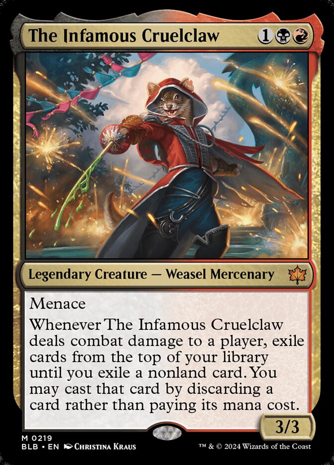 The Infamous Cruelclaw (219) - Bloomburrow (BLB)