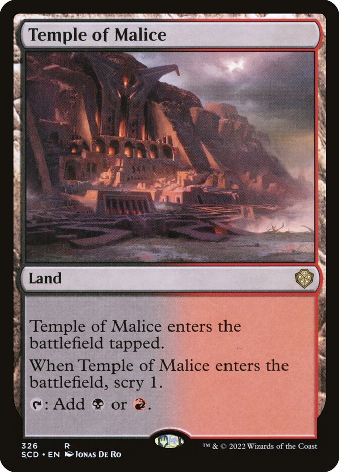 Temple of Malice (326) - Starter Commander Decks (SCD)