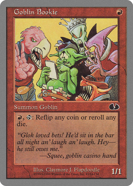 Goblin Bookie (43) - Unglued (UGL)
