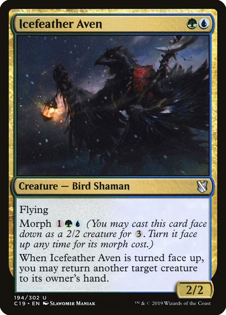 Icefeather Aven (194) - Commander 2019 (C19)