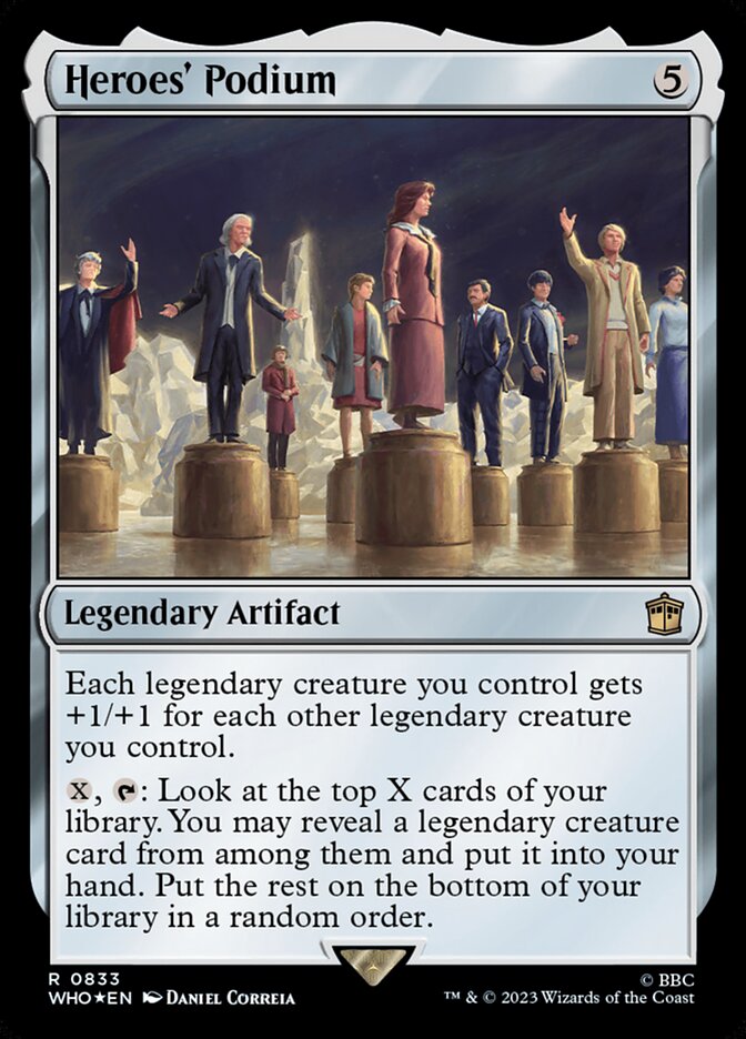 Heroes' Podium (833) - Doctor Who (WHO)