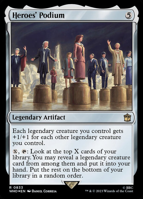 Heroes' Podium (833) - Doctor Who (WHO)