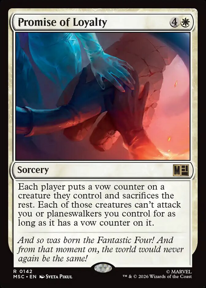 Promise of Loyalty (142) - Marvel Super Heroes Commander (MSC)