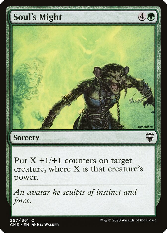 Soul's Might (257) - Commander Legends (CMR)