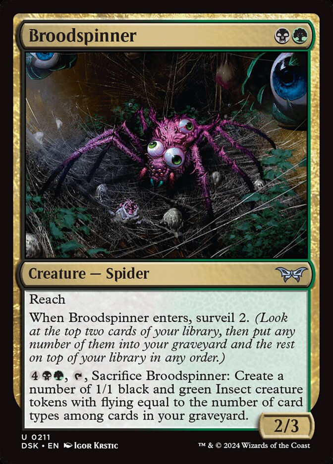 Broodspinner - [Foil] Duskmourn: House of Horror (DSK)