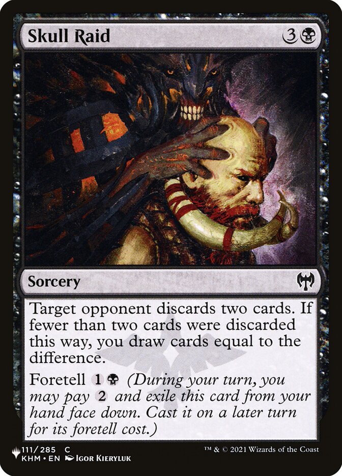 Skull Raid - The List (PLST)