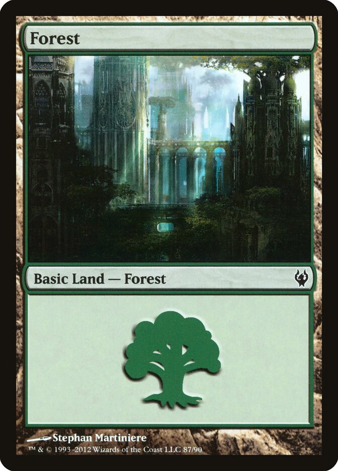Forest (87) - Duel Decks: Izzet vs. Golgari (DDJ)