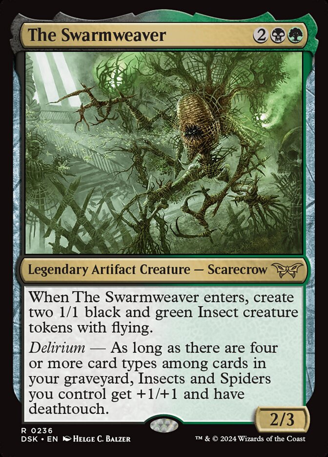 The Swarmweaver - [Foil] Duskmourn: House of Horror (DSK)