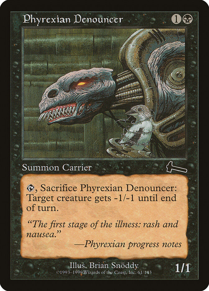 Phyrexian Denouncer (61) - Urza's Legacy (ULG)