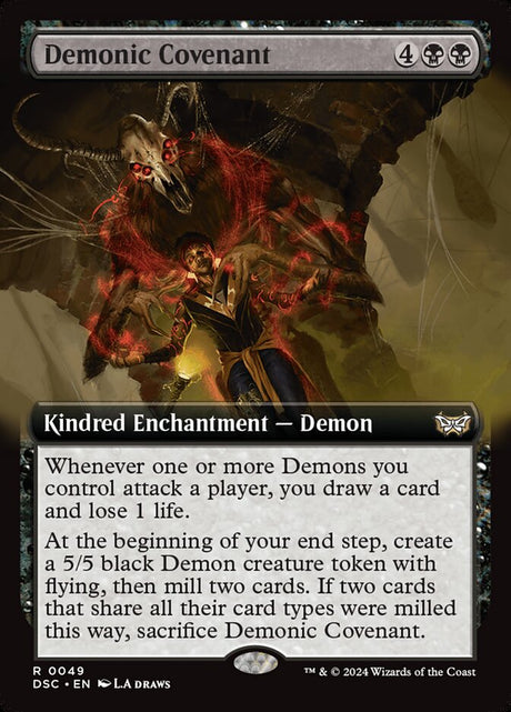 Demonic Covenant (49) - Duskmourn: House of Horror Commander (DSC)