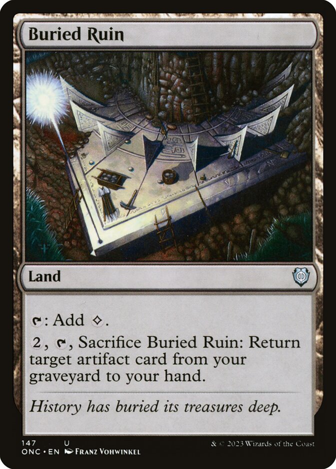 Buried Ruin (147) - Phyrexia: All Will Be One Commander (ONC)