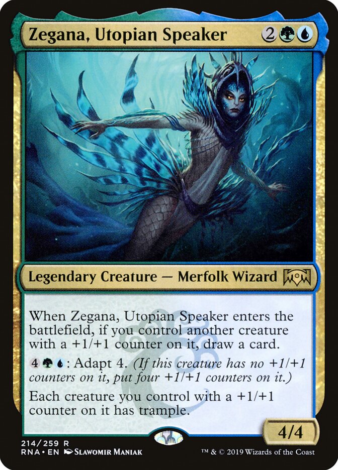 Zegana, Utopian Speaker (214) - Ravnica Allegiance (RNA)