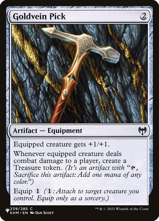 Goldvein Pick (KHM-239) - The List (PLST)
