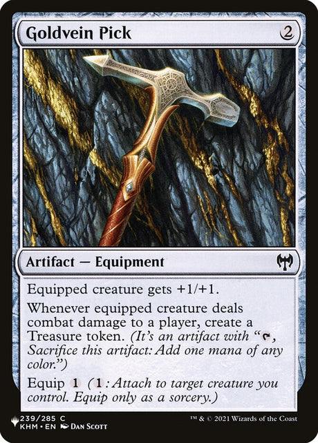 Goldvein Pick (KHM-239) - The List (PLST)