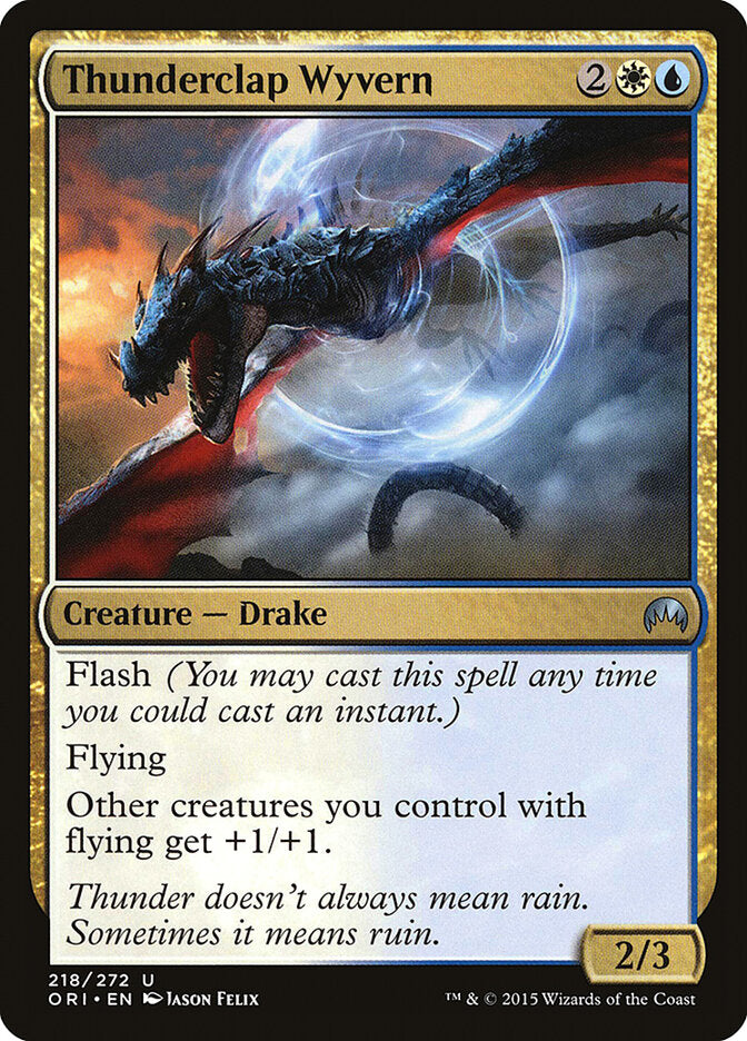 Thunderclap Wyvern (218) - Magic Origins (ORI)
