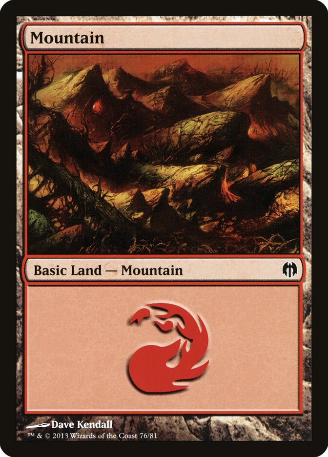Mountain (76) - Duel Decks: Heroes vs. Monsters (DDL)