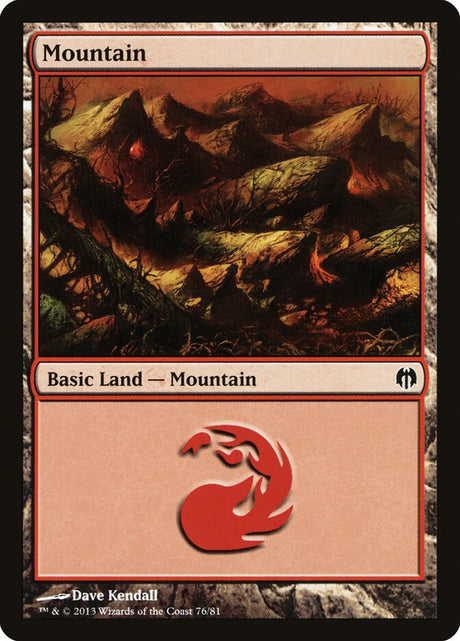 Mountain (76) - Duel Decks: Heroes vs. Monsters (DDL)
