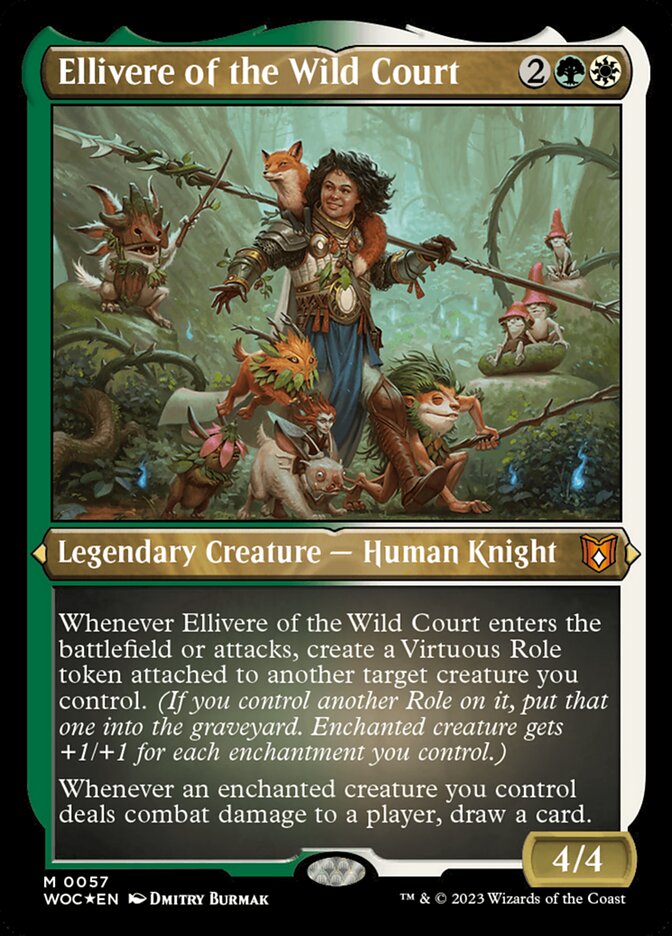 Ellivere of the Wild Court (57) - Wilds of Eldraine Commander (WOC)