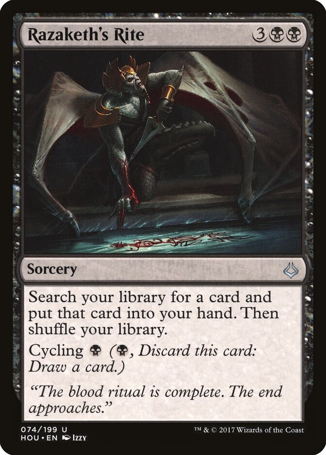 Razaketh's Rite (74) - Hour of Devastation (HOU)