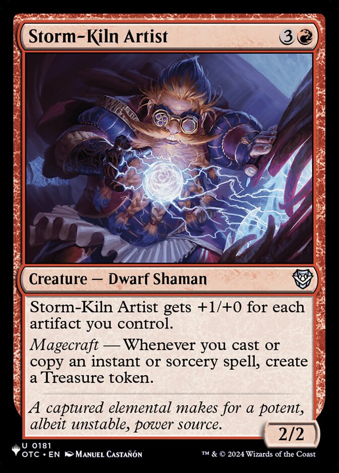 Storm-Kiln Artist (OTC-181) - The List (PLST)