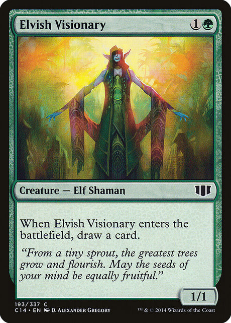 Elvish Visionary (193) - Commander 2014 (C14)