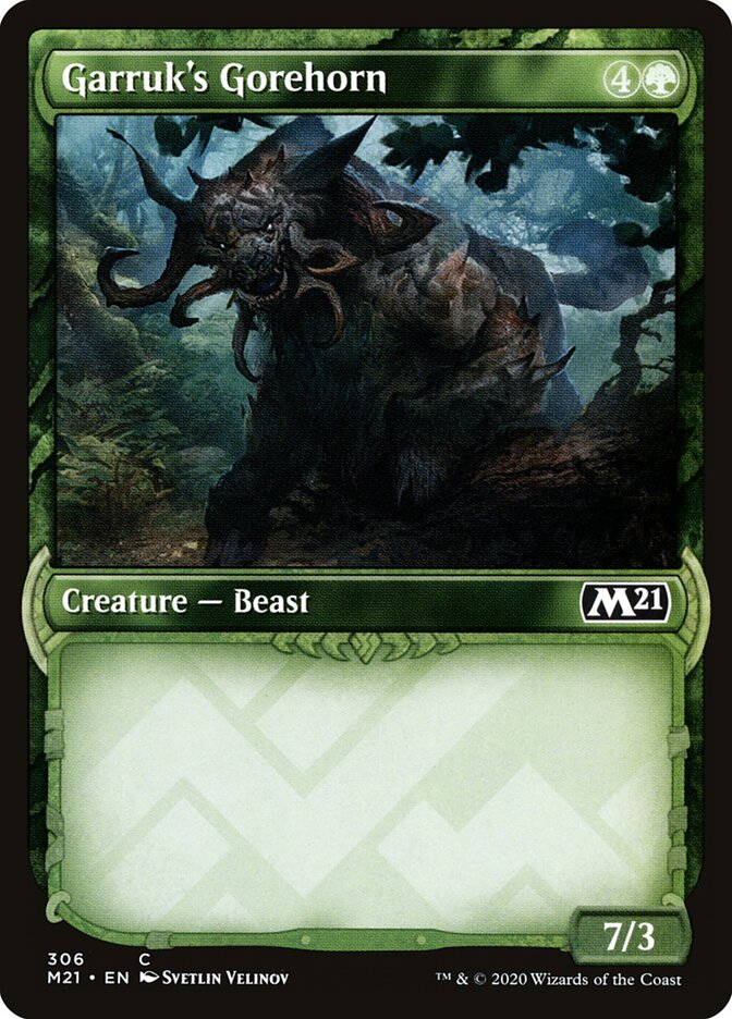 Garruk's Gorehorn (306) - Core Set 2021 (M21)