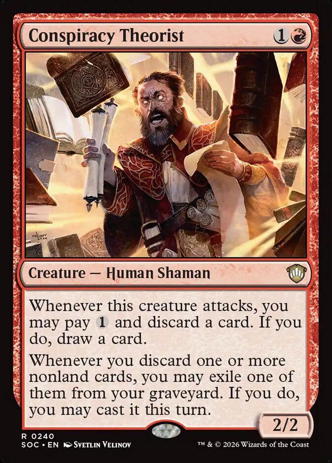 Conspiracy Theorist (240) - Secrets of Strixhaven Commander (SOC)