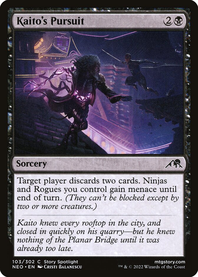 Kaito's Pursuit (103) - Kamigawa: Neon Dynasty (NEO)