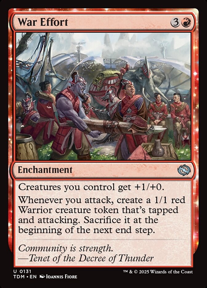 War Effort (131) - Tarkir: Dragonstorm (TDM)
