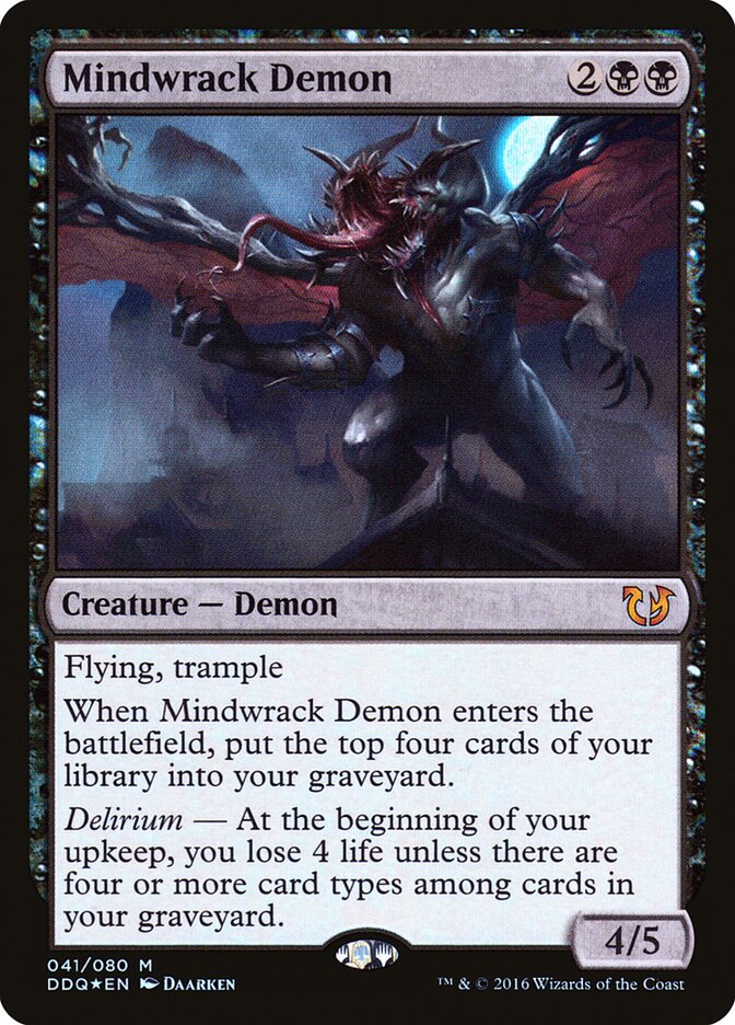 Mindwrack Demon (41) - Duel Decks: Blessed vs. Cursed (DDQ)