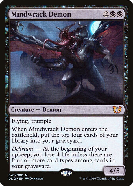 Mindwrack Demon (41) - Duel Decks: Blessed vs. Cursed (DDQ)