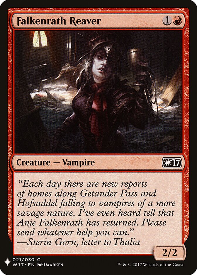 Falkenrath Reaver (W17-21) - The List (PLST)