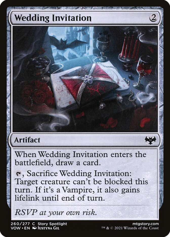 Wedding Invitation (260) - Innistrad: Crimson Vow (VOW)