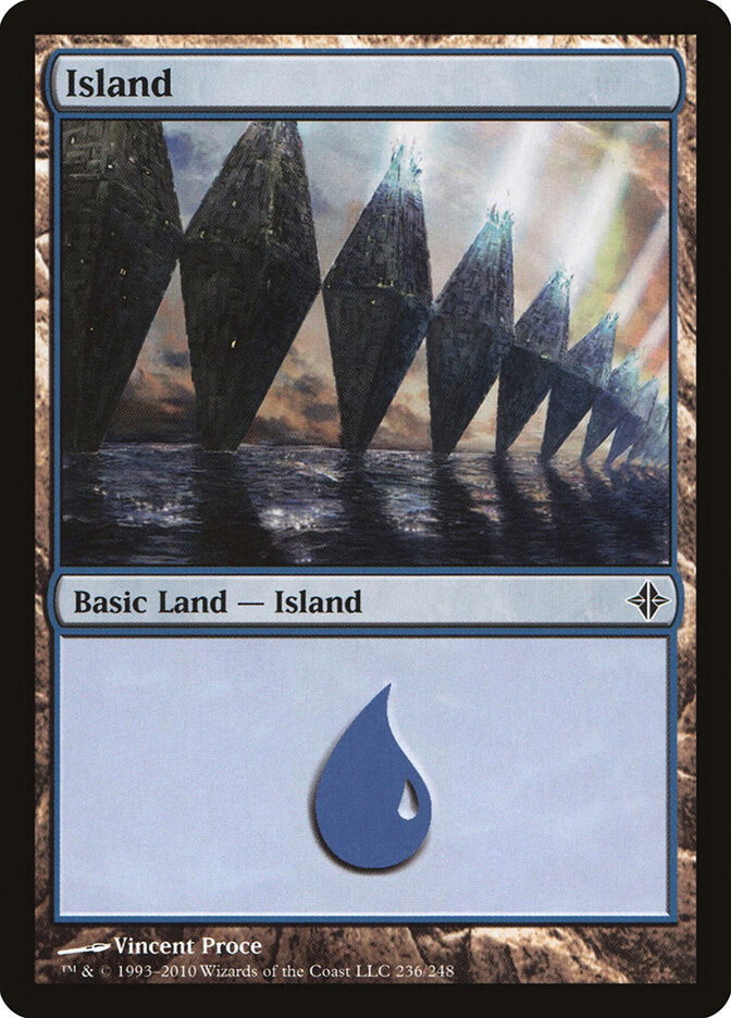 Island (236) - Rise of the Eldrazi (ROE)
