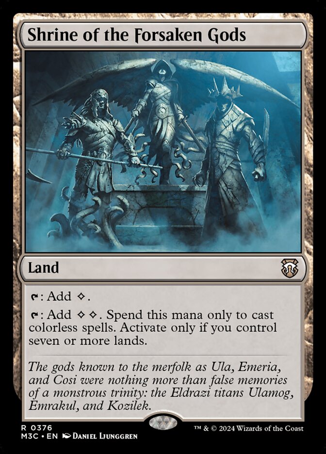Shrine of the Forsaken Gods (376) - Modern Horizons 3 Commander (M3C)