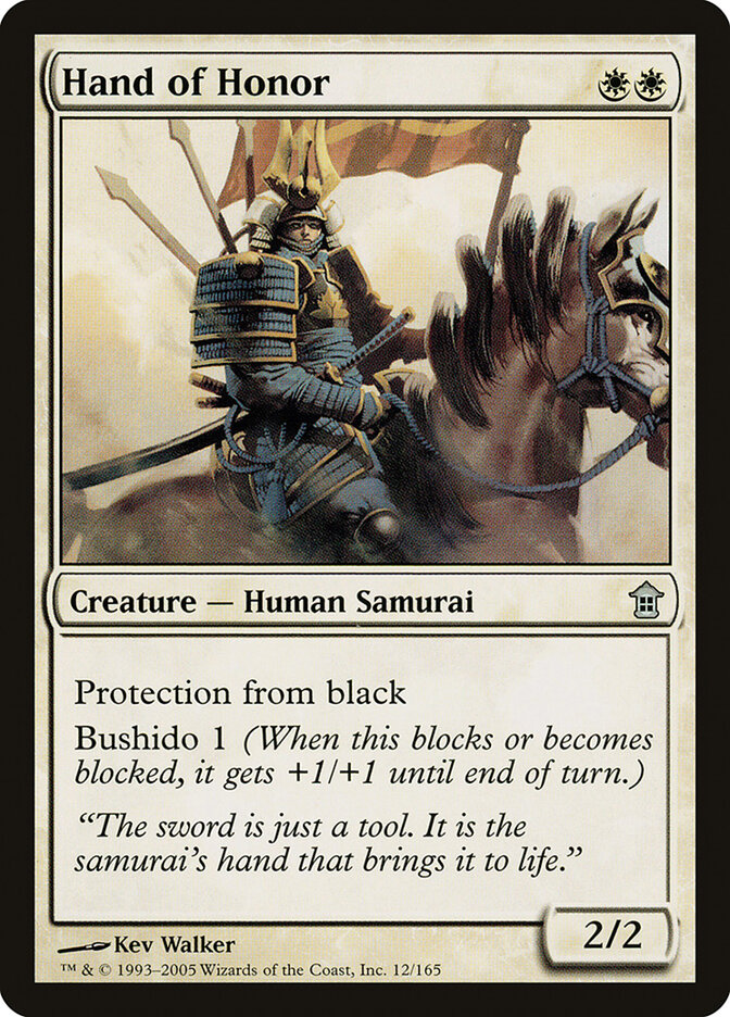 Hand of Honor (12) - Saviors of Kamigawa (SOK)