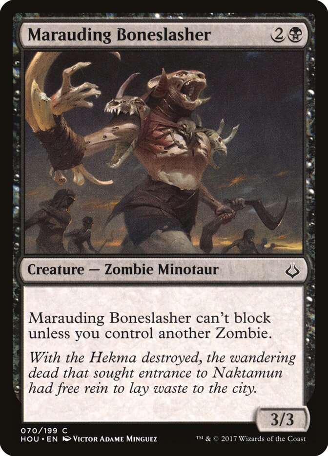Marauding Boneslasher (70) - Hour of Devastation (HOU)