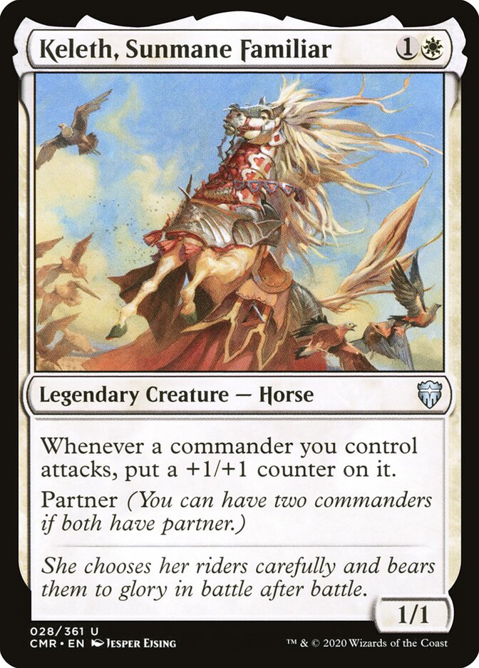 Keleth, Sunmane Familiar (28) - Commander Legends (CMR)