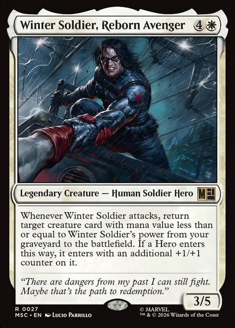 Winter Soldier, Reborn Avenger (27) - Marvel Super Heroes Commander (MSC)