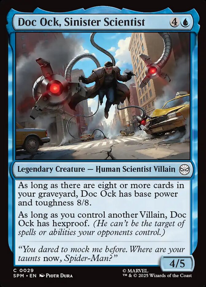 Doc Ock, Sinister Scientist (29) - [Foil] Marvel's Spider-Man (SPM)