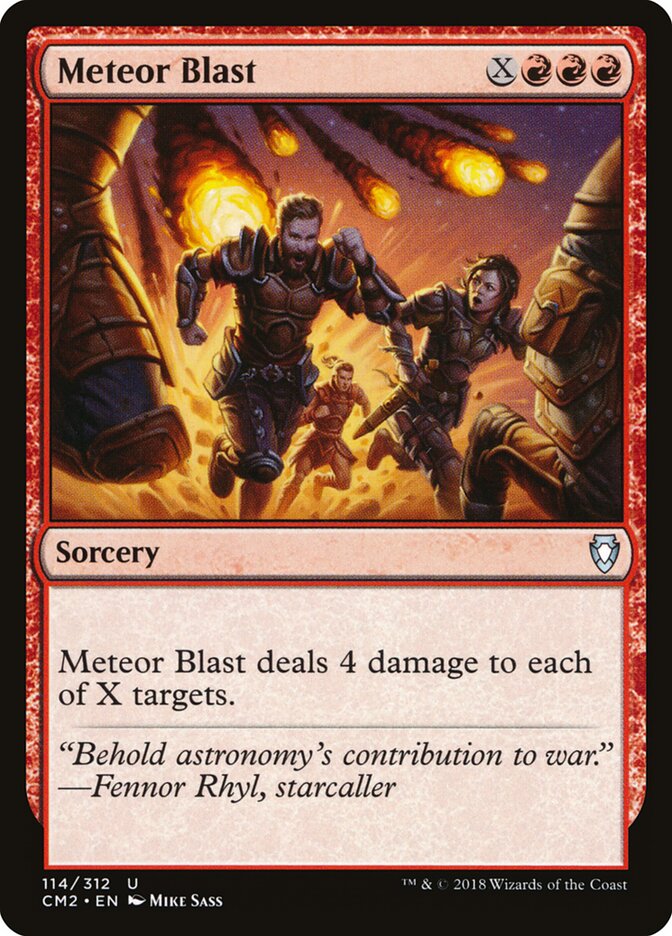 Meteor Blast (114) - Commander Anthology Volume II (CM2)