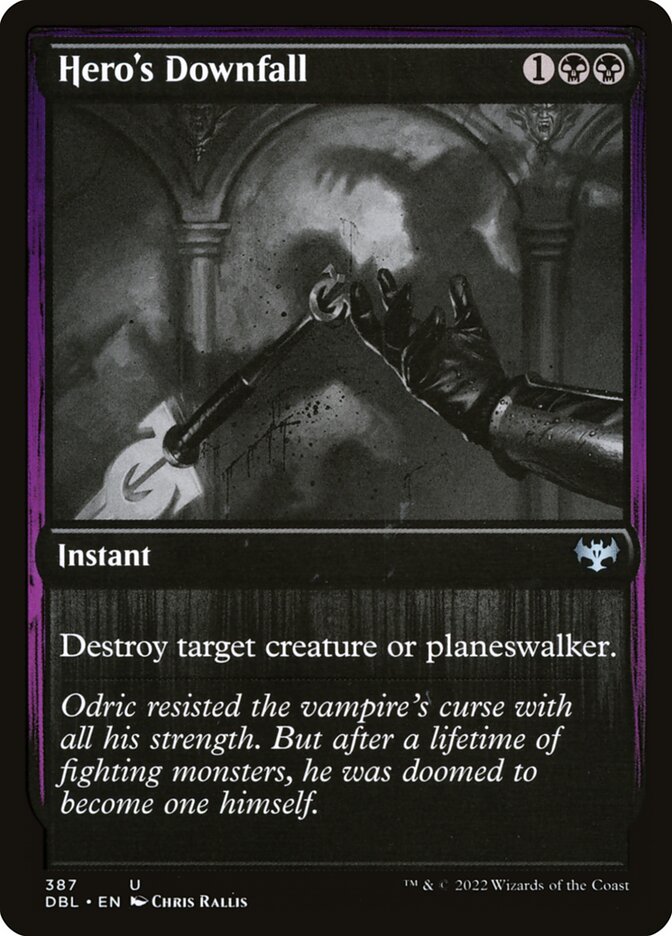 Hero's Downfall - Innistrad: Double Feature (DBL)