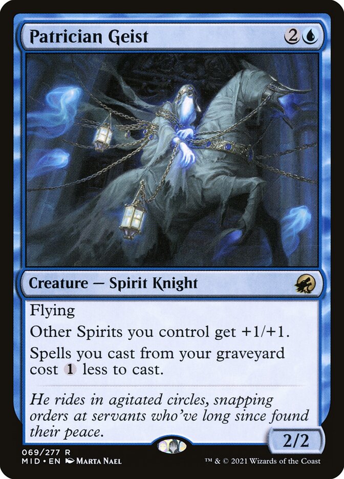 Patrician Geist (69) - Innistrad: Midnight Hunt (MID)