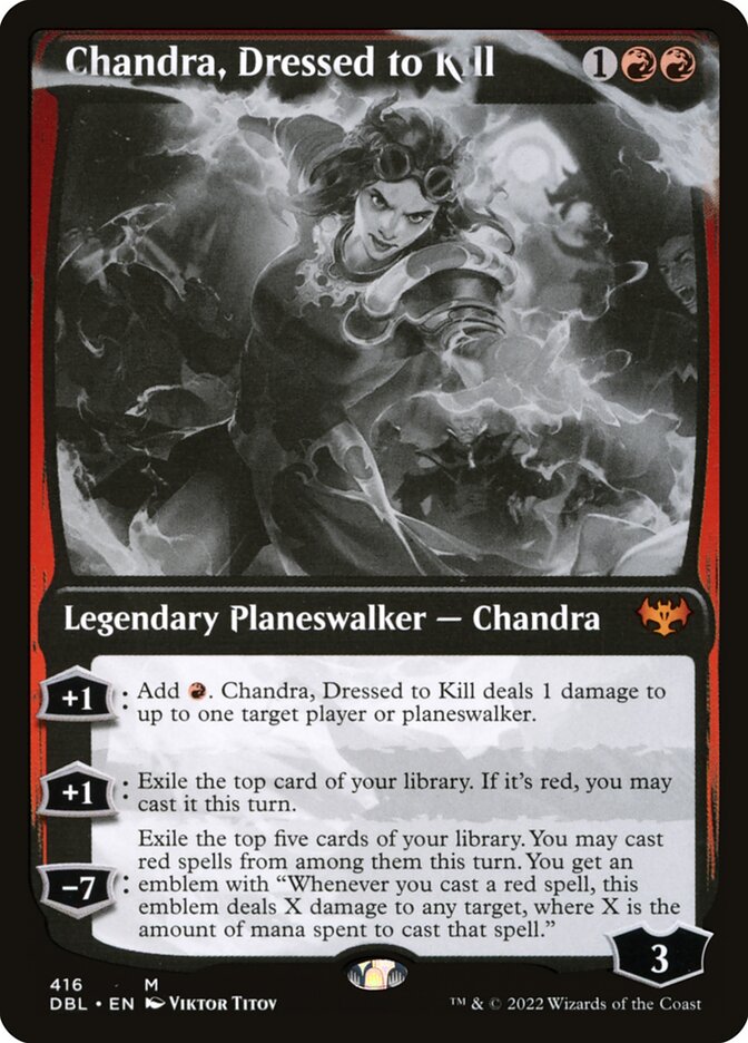 Chandra, Dressed to Kill - [Foil] Innistrad: Double Feature (DBL)