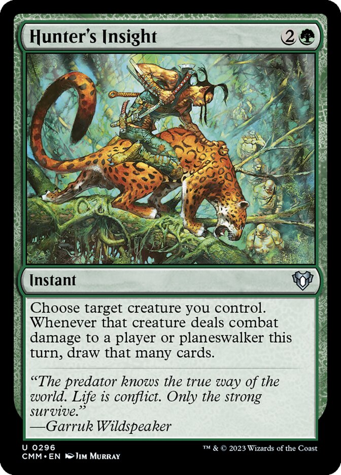 Hunter's Insight (296) - Commander Masters (CMM)
