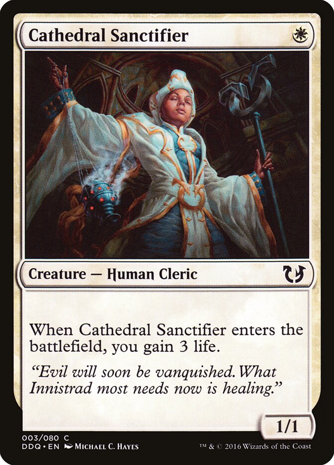Cathedral Sanctifier (3) - Duel Decks: Blessed vs. Cursed (DDQ)