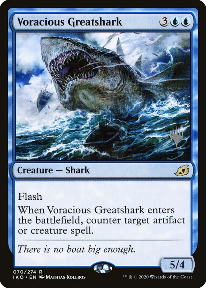 Voracious Greatshark (70p) - Ikoria: Lair of Behemoths Promos (PIKO)
